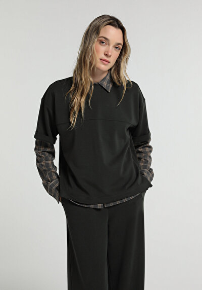 Image de Tricoter Vert Regular Fit  Femme