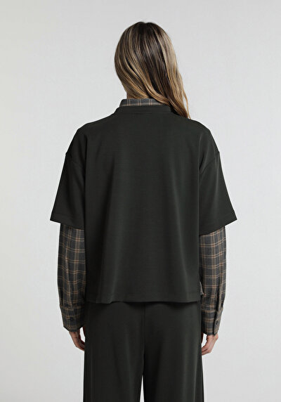 Image de Tricoter Vert Regular Fit Femme