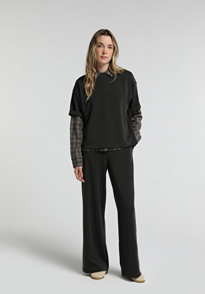 Image de Tricoter Vert Regular Fit  Femme