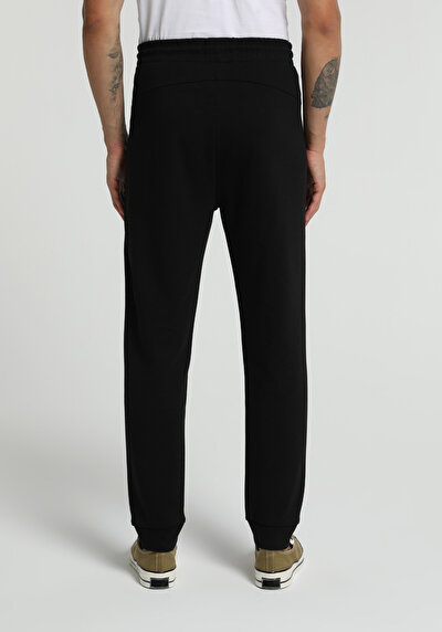 Image de Pantalon De Survêtement Noir Regular Fit Homme