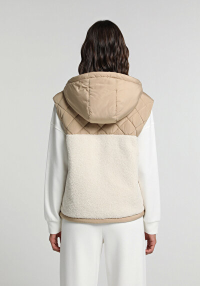 Image de Gilet Beige Regular Fit Femme