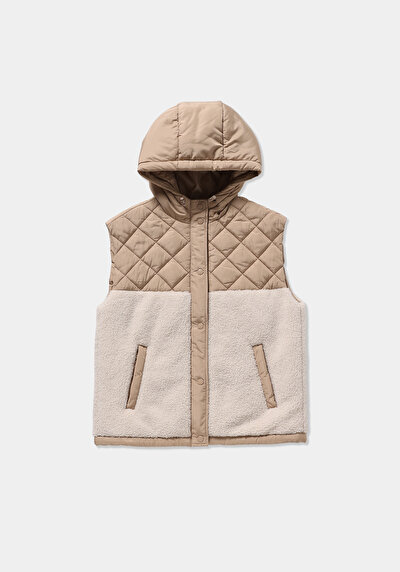 Image de Gilet Beige Regular Fit Femme