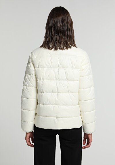 Image de Veste Ecru Regular Fit Manches Longues  Matelassé Femme