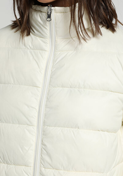 Image de Veste Ecru Regular Fit Manches Longues  Matelassé Femme