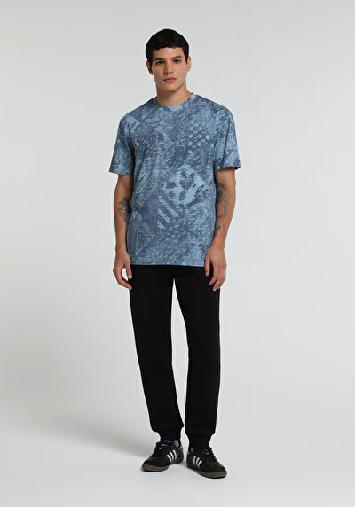 Image de Pantalon De Survêtement Noir Regular Fit Homme