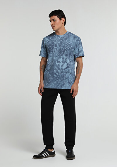 Image de Pantalon De Survêtement Noir Regular Fit Homme