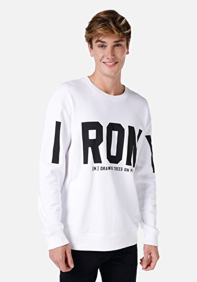 Image de Pull-over Blanc Comfort Fit  Homme