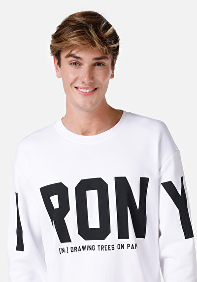 Image de Pull-over Blanc Comfort Fit  Homme