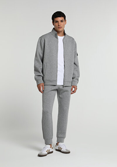 Image de Pantalon De Survêtement Gris Slim Fit Homme