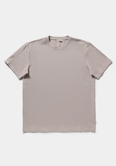 Image de T-shirt À Manches Courtes Blanc Relaxed Fit Droit Homme