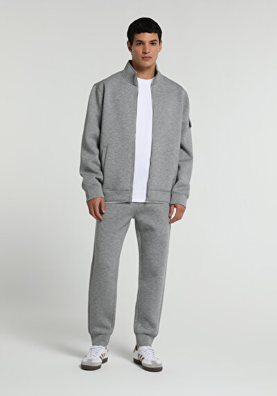 Image de Gris Regular Fit Manches Longues  Plongée Homme