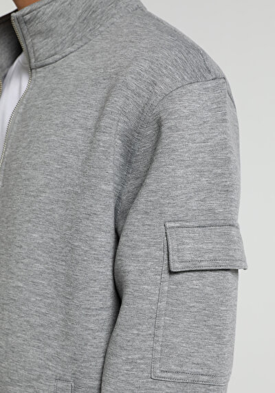 Image de Gris Regular Fit Manches Longues Plongée Homme