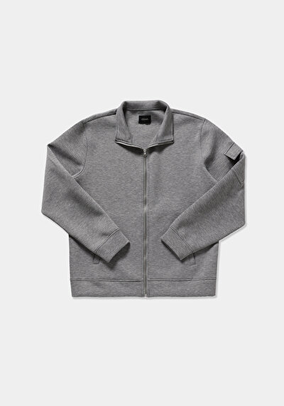 Image de Gris Regular Fit Manches Longues  Plongée Homme