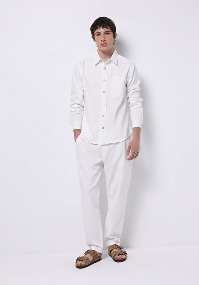 Image de Shırt À Manches Longues Regular Fit Droit Jean Homme