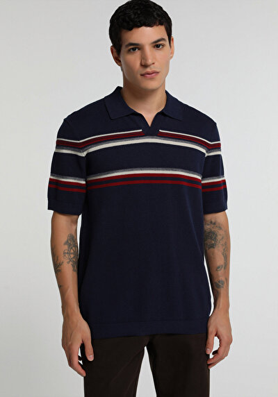 Image de Tricot Marine Regular Fit  Homme