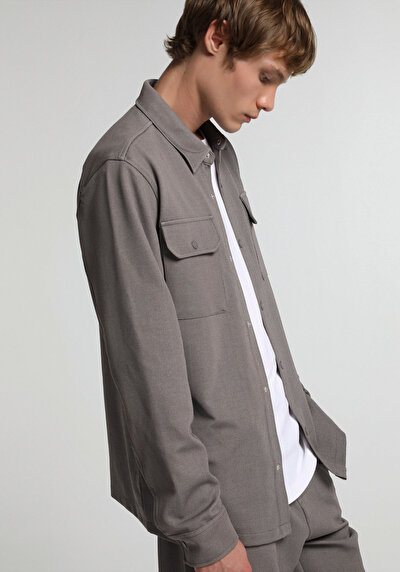Image de Veste De Blazer Marron Regular Fit Manches Longues Homme