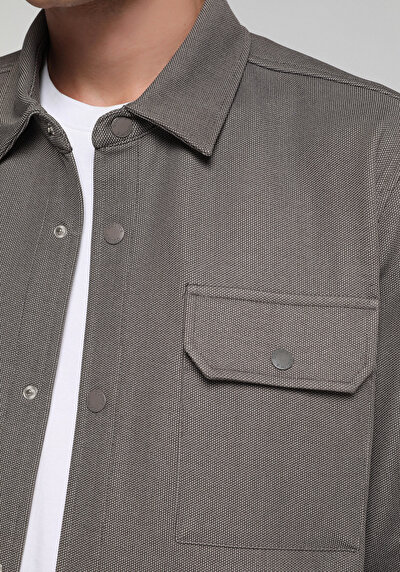 Image de Veste De Blazer Marron Regular Fit Manches Longues  Homme