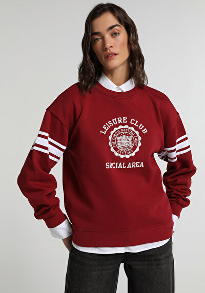 Image de Pull-over Rouge Regular Fit Femme