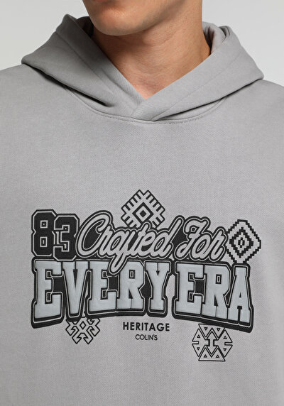 Image de Sweatshirt Gris Relaxed Fit  Homme