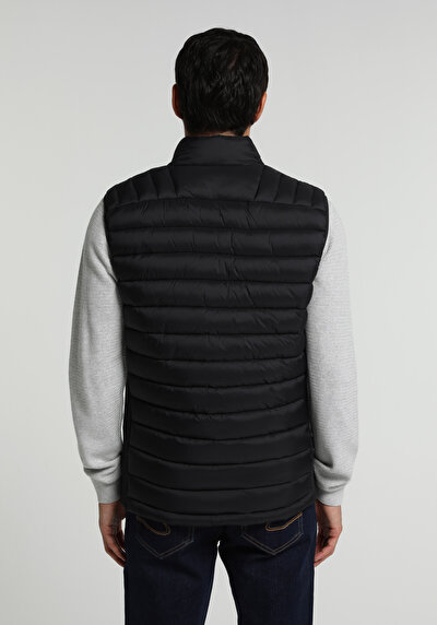 Image de Gilet Noir Slim Fit Homme