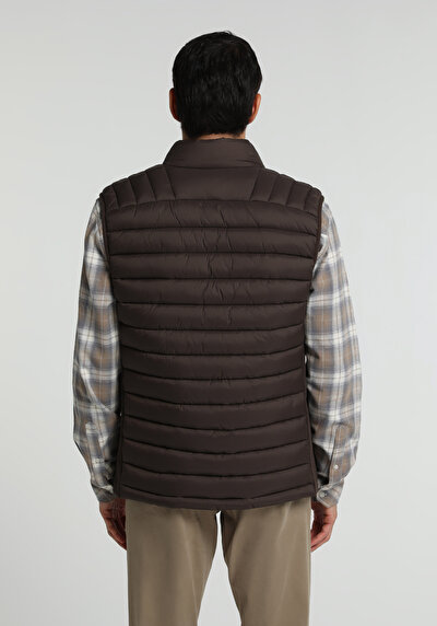 Image de Gilet Marron Slim Fit Homme