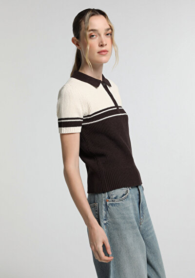 Image de Tricot Marron Slim Fit  Femme