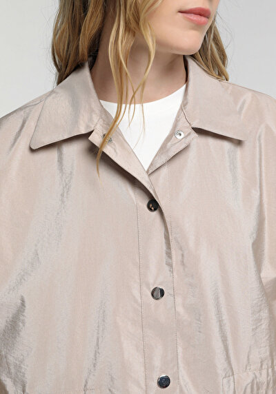 Image de Veste De Blazer Beige Fashion Fit Manches Longues  Femme