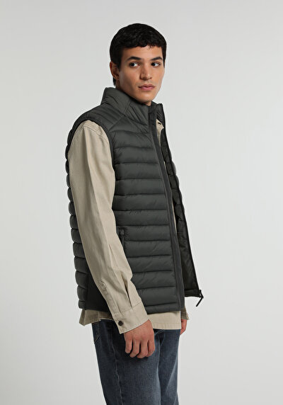 Image de Gilet Vert Slim Fit Homme