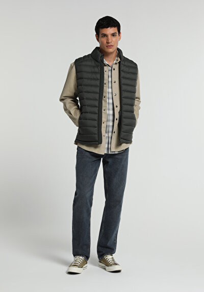Image de Gilet Vert Slim Fit Homme