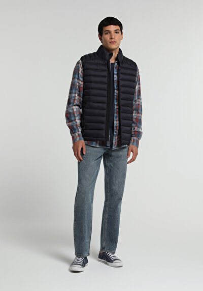 Image de Gilet Marine Slim Fit Homme