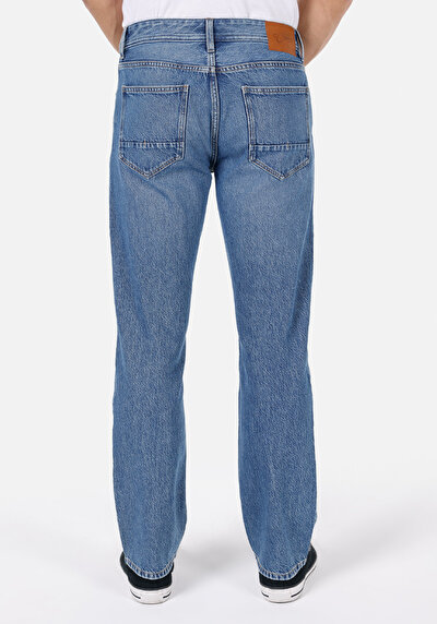 Image de 045 David Pantalon En Jean Straight Leg Medium Rise Regular Fit Homme