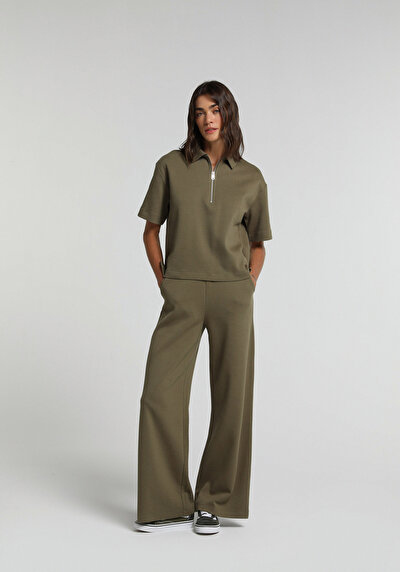 Image de Tricoter Kaki Regular Fit  Femme
