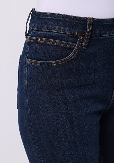 Image de 792 Mila Pantalon En Jean Marine  Medium Rise Regular Fit Femme