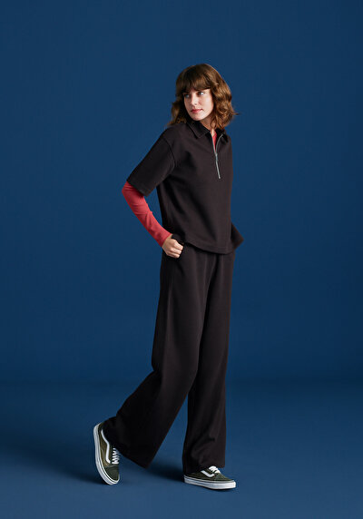 Image de Pantalon De Survêtement Violet Regular Fit Femme