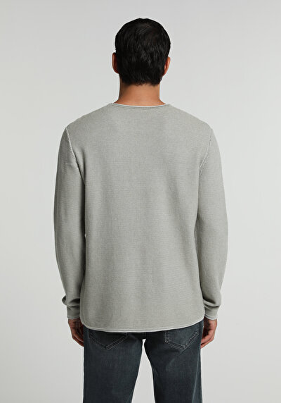 Image de Pull Vert Regular Fit Manches Longues  Homme