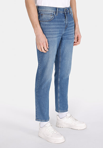 Image de 044 Karl Pantalon En Jean Straight Leg Low Rise Straight Fit Homme