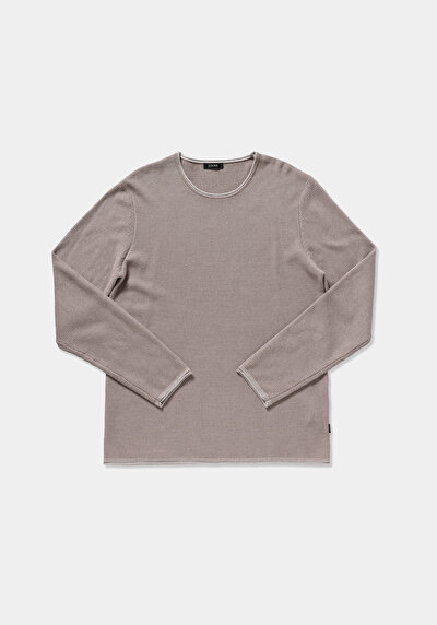 Image de Pull Marron Regular Fit Manches Longues  Homme