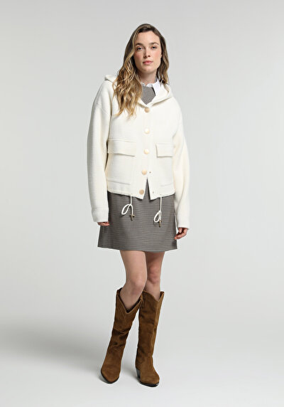 Image de Blanc Regular Fit Manches Longues Tricots Femme