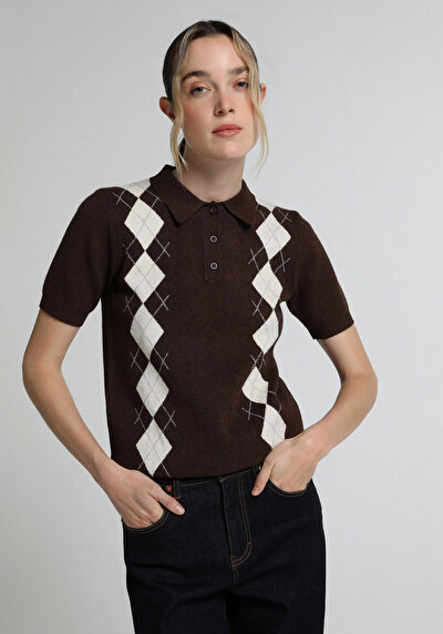Image de Tricot Marron Slim Fit  Femme