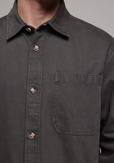 Image de Surchemise  Anthracite Oversize Fit Homme