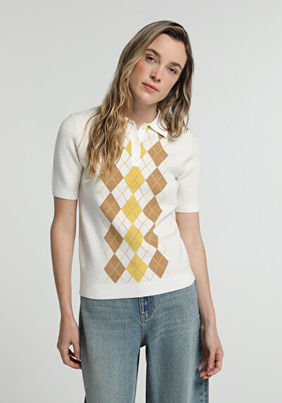 Image de Tricot Multicolou Slim Fit Femme
