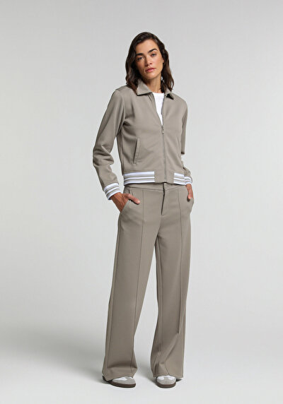 Image de Pantalon De Survêtement Marron Regular Fit Femme