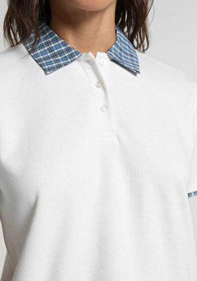 Image de Blanc Regular Fit  Droit Pique Femme