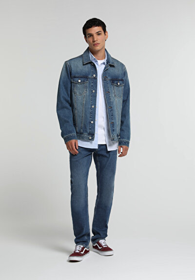 Image de 044 Karl Pantalon En Jean    Straight Fit Homme