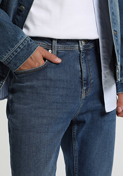 Image de 044 Karl Pantalon En Jean    Straight Fit Homme