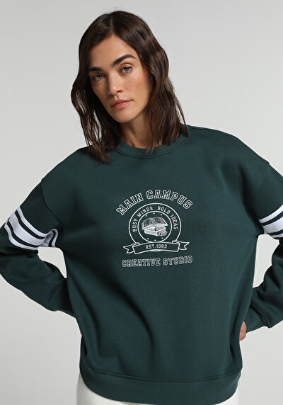 Image de Pull-over Vert Regular Fit Femme