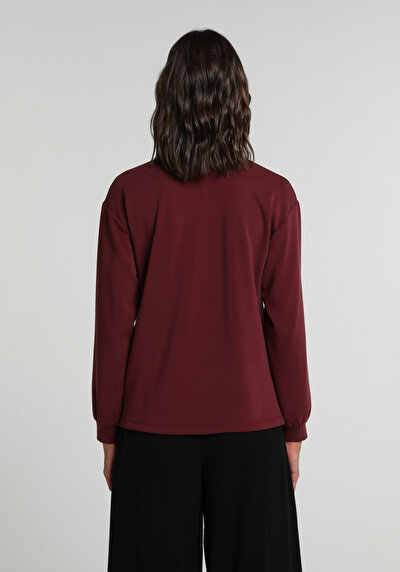 Image de T-shirt Bordeaux Regular Fit Femme