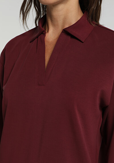Image de T-shirt Bordeaux Regular Fit Femme