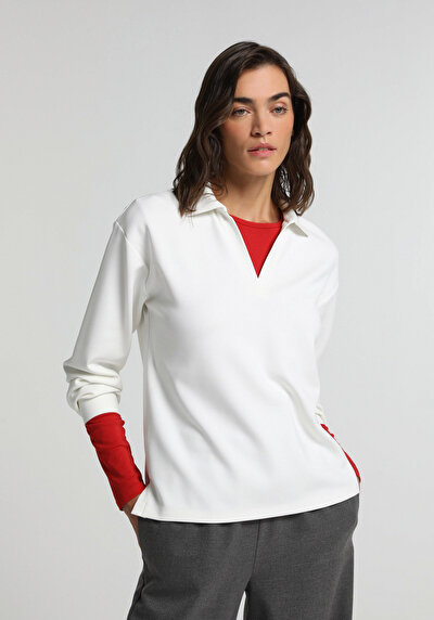 Image de T-shirt Blanc Regular Fit Femme