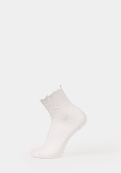 Image de Chaussettes Ecru Modern Fit Femme